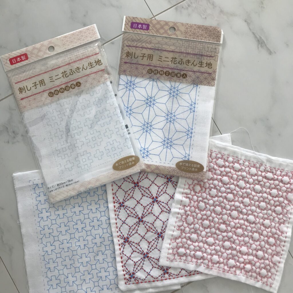 セリアの刺し子キットの画像