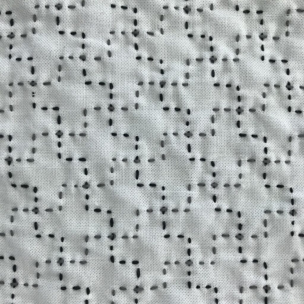 十字つなぎの裏側の写真