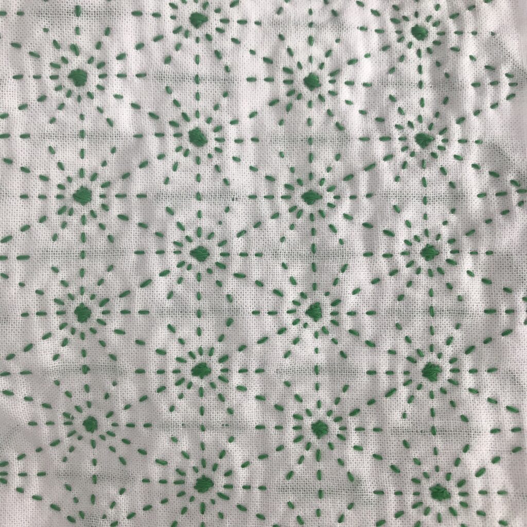 麻の葉の裏側の写真