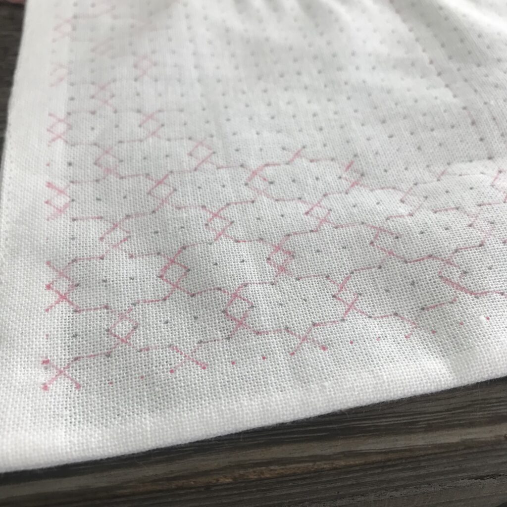 干網を書き込んだ写真