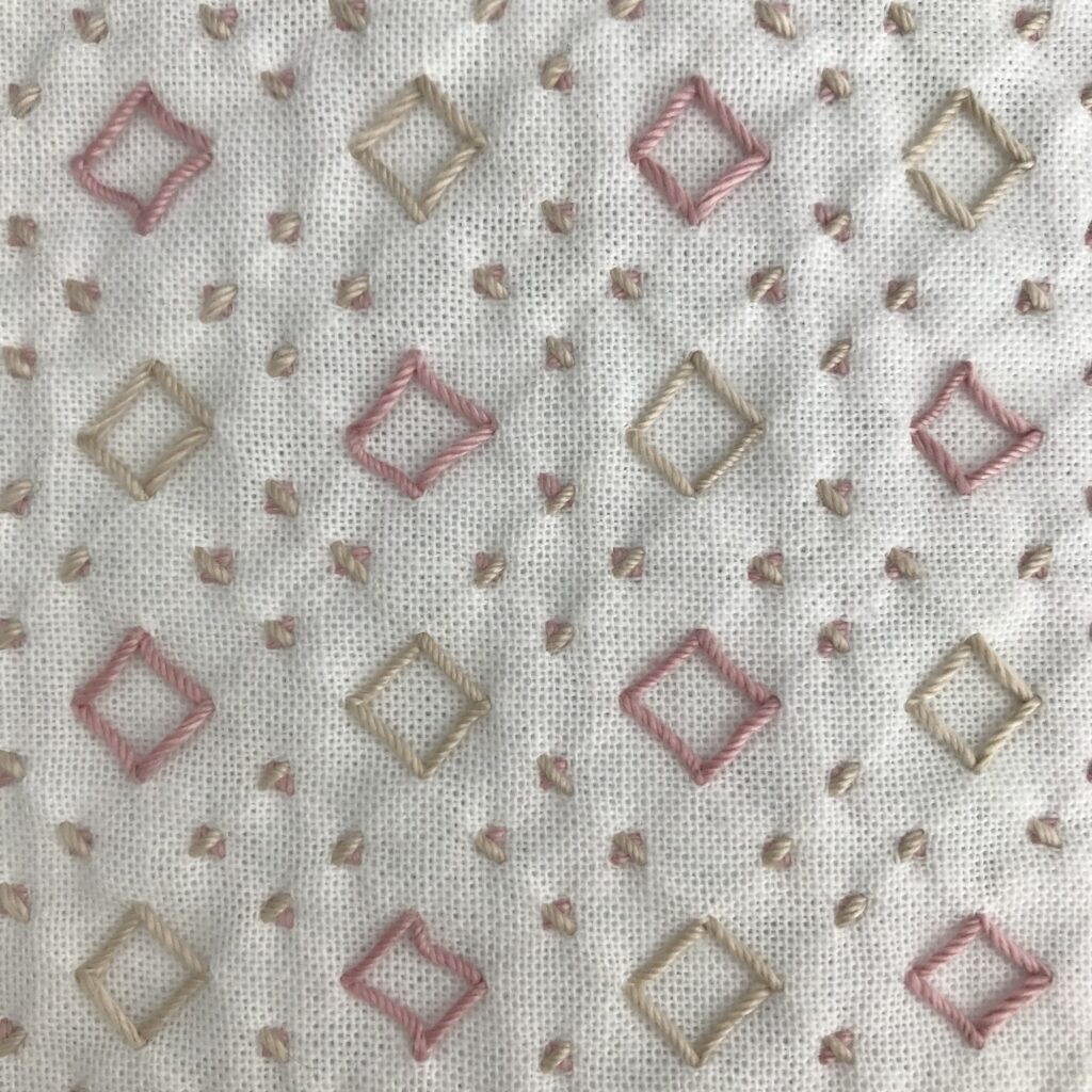 重ね桝刺しの裏側の写真