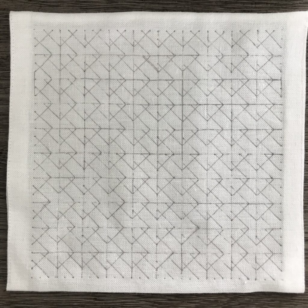 左上の斜め線が書けた写真