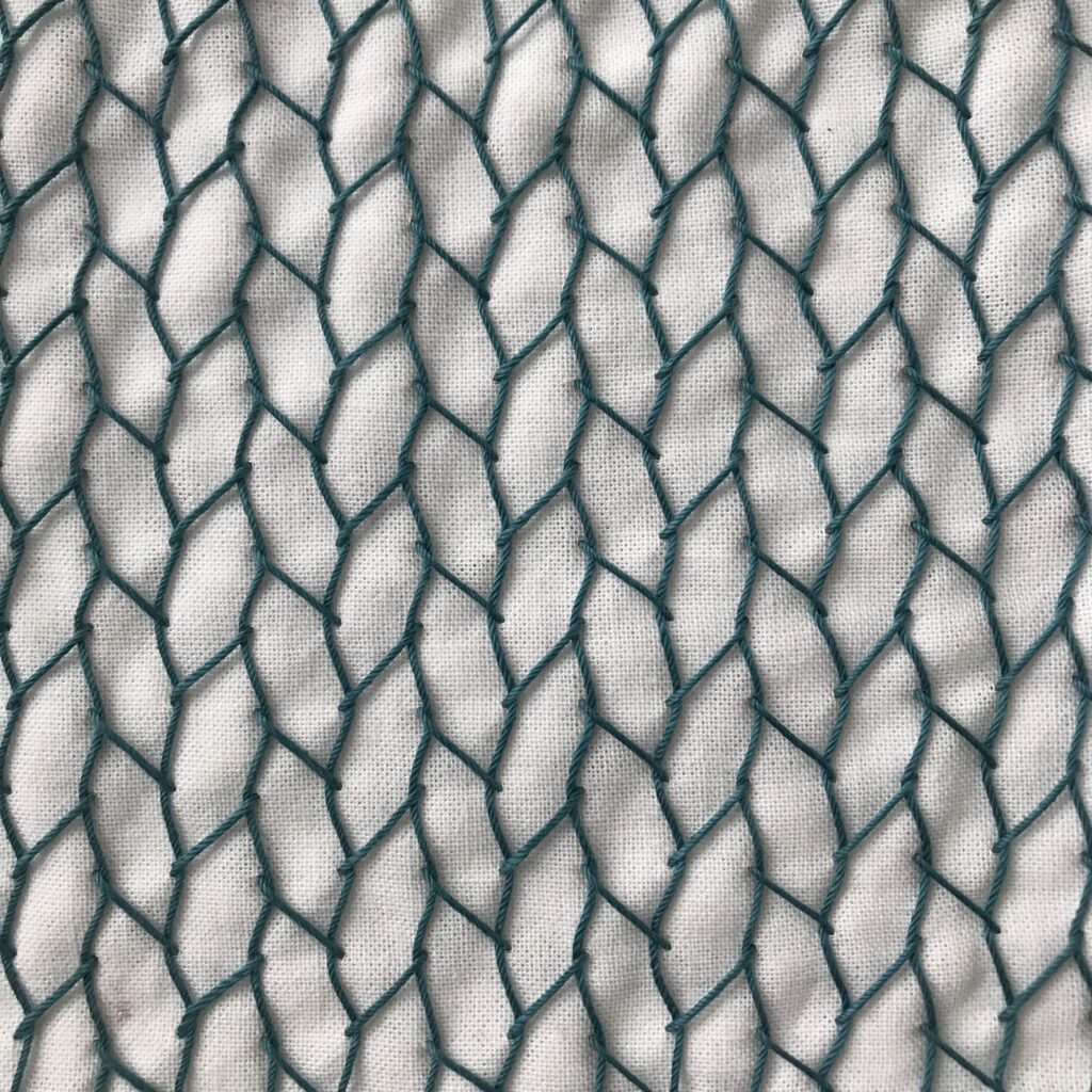 ローズマリーのアレンジ刺しをした写真