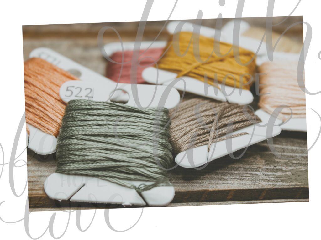 刺し子糸の写真