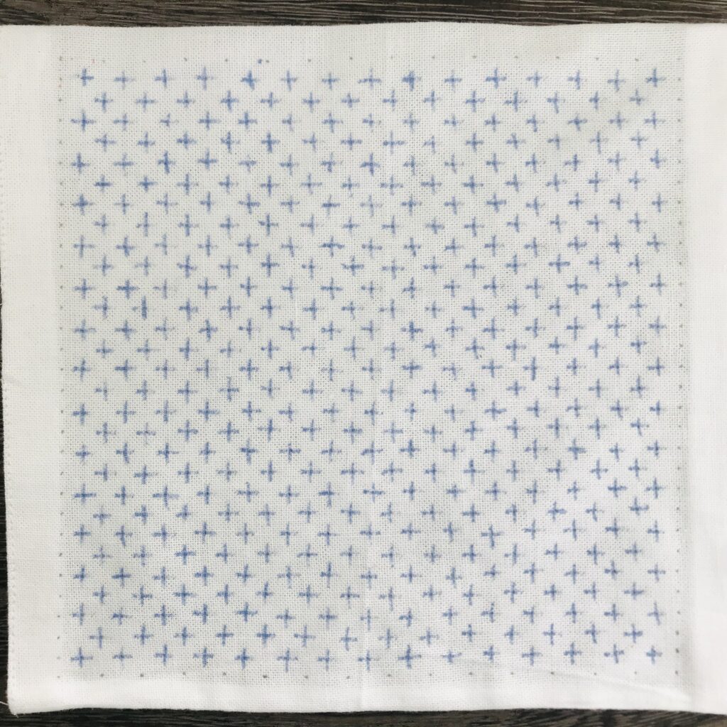 十字の下書き画像