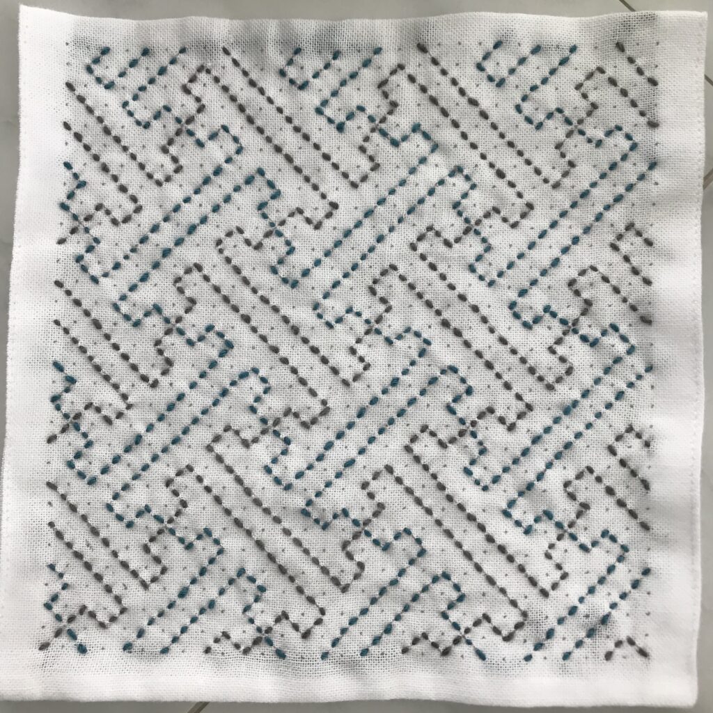 刺せた紗綾形の画像