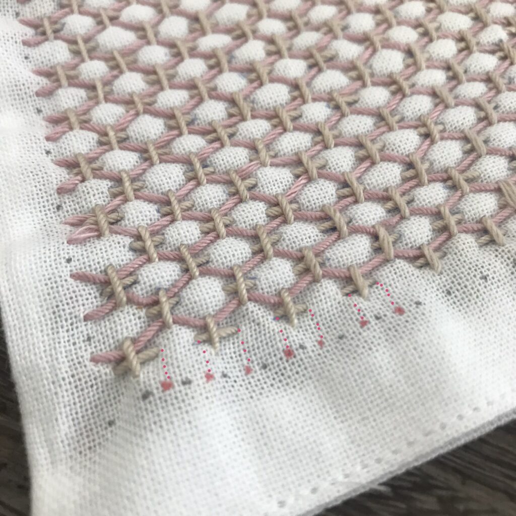 スタート地点の印した画像