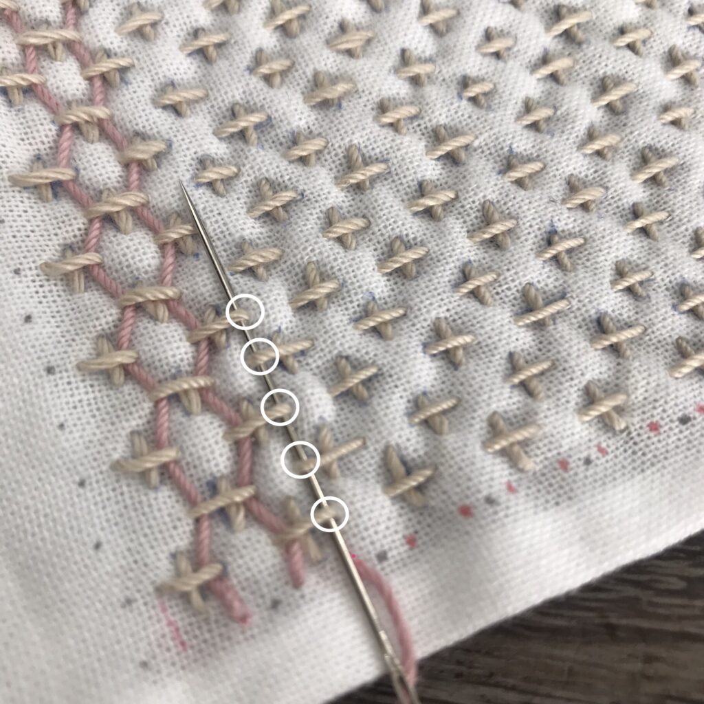 くぐる場所の説明画像