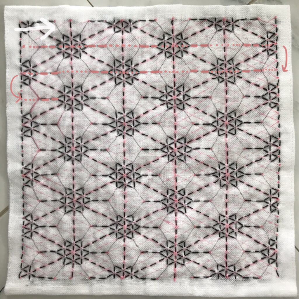 よこを刺した写真