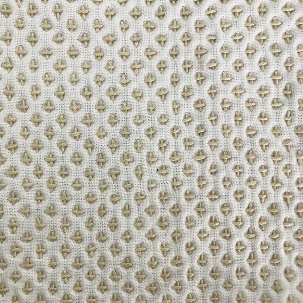 丸模様の裏側の写真