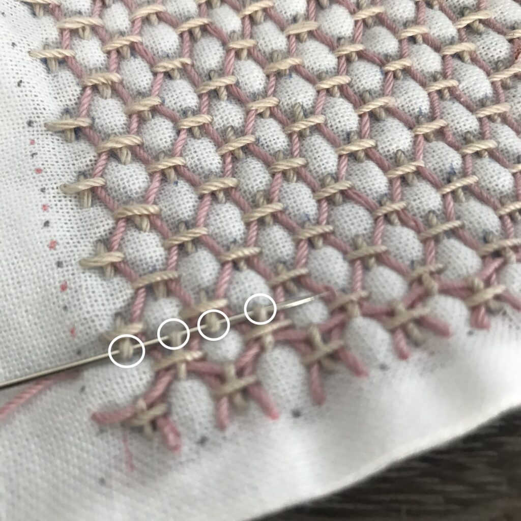 くぐる場所の説明画像