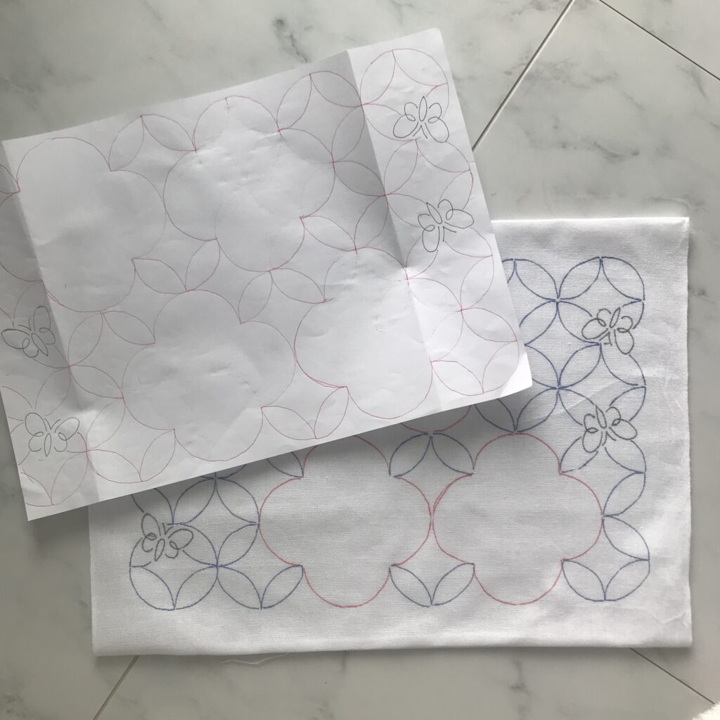 寄せ模様「春うらら」の見本の写真