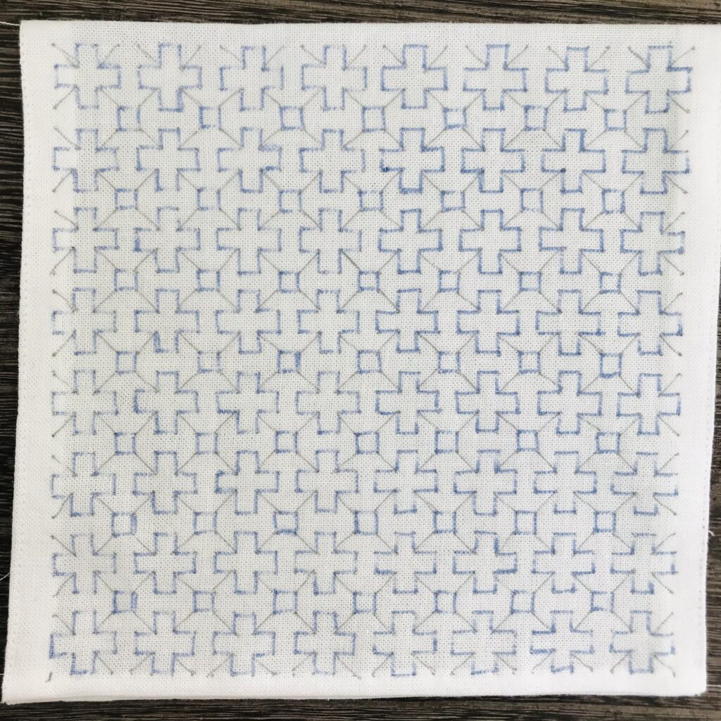 花十字の下書き画像