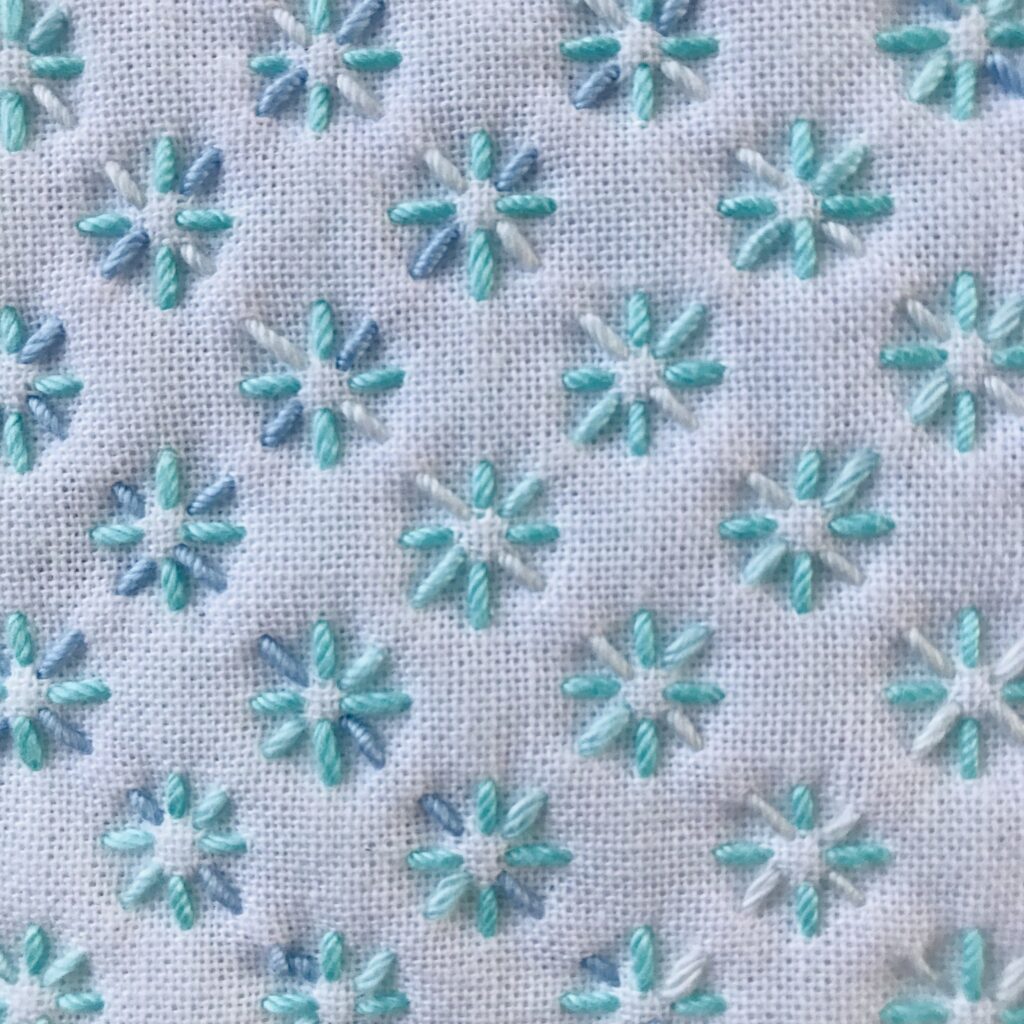 米刺しの刺し子図案の画像