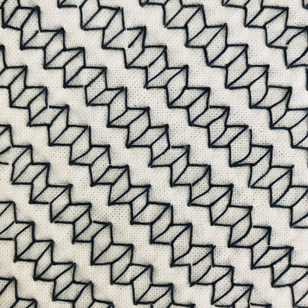 矢羽根の裏側の写真