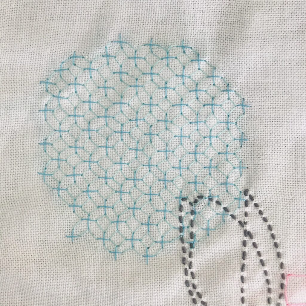 銭形を刺した画像