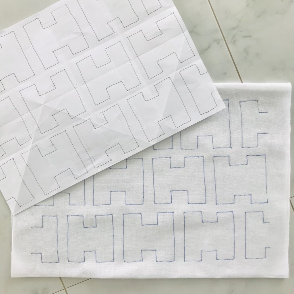 寄せ模様の見本画像