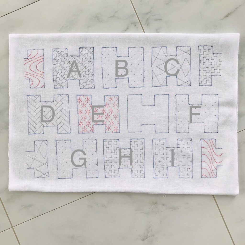 寄せ模様エイチの下書き画像