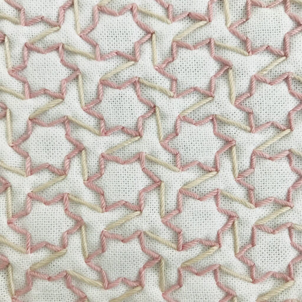 流星群の刺し子図案の画像