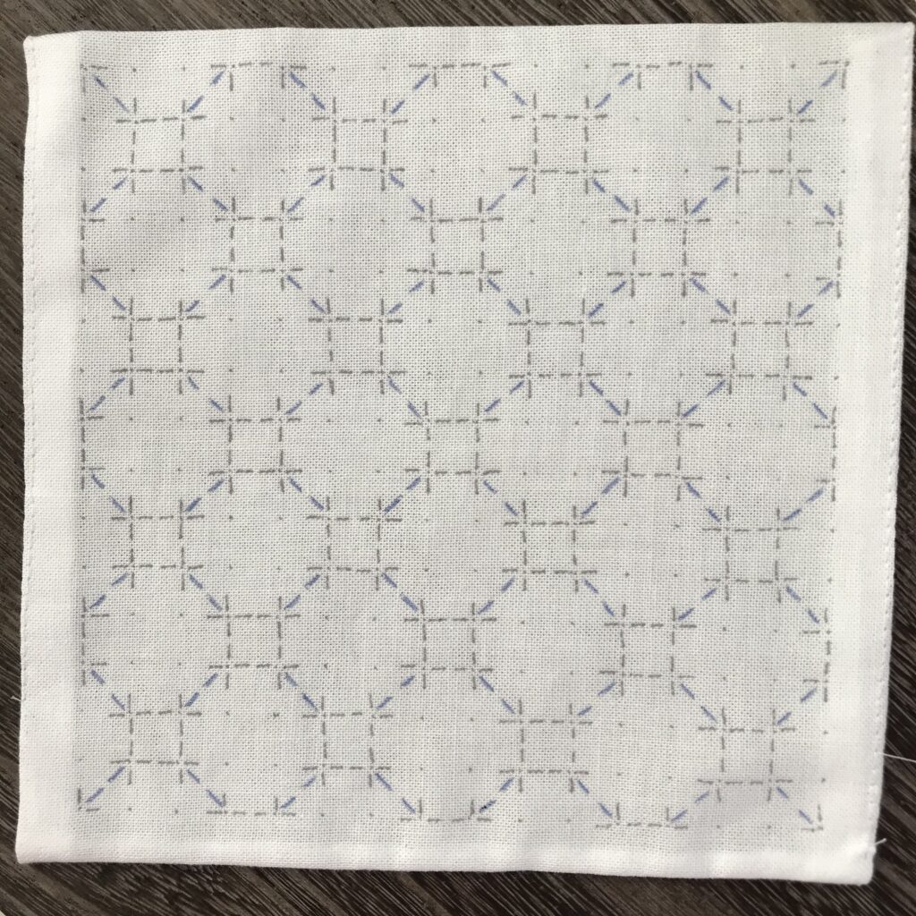 蜀江紋の下書き画像