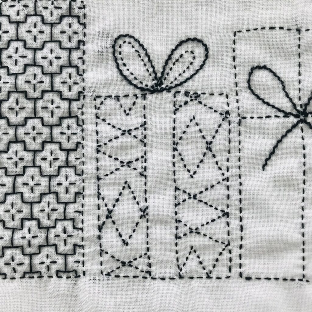 つづき山の刺し子図案画像