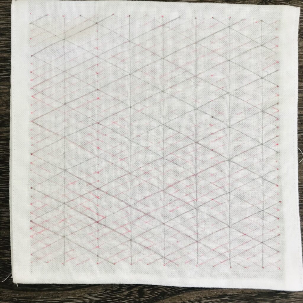 毘沙門亀甲の書き方画像