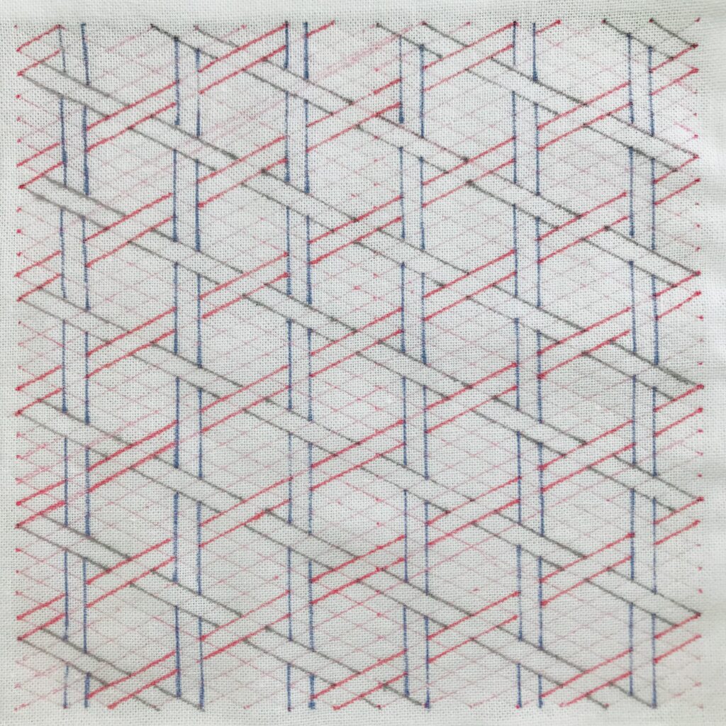 二重かごめの下書き画像