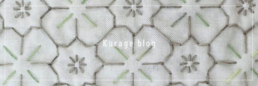 刺し子花のような模様の画像