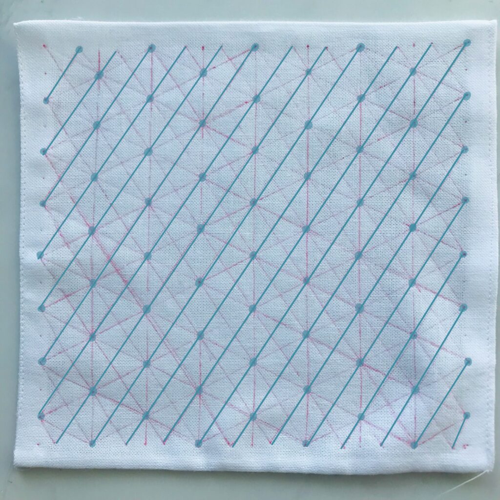 飛び麻の葉の書き方画像