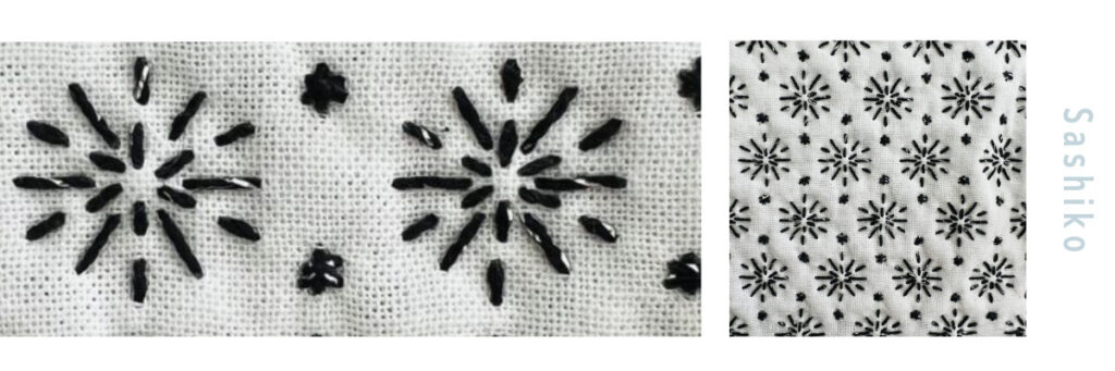 刺し子の花火の画像