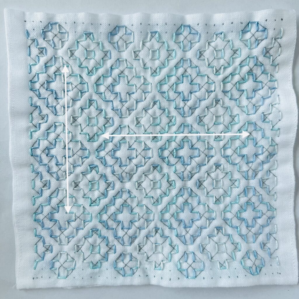 柿の花アレンジの刺し方画像