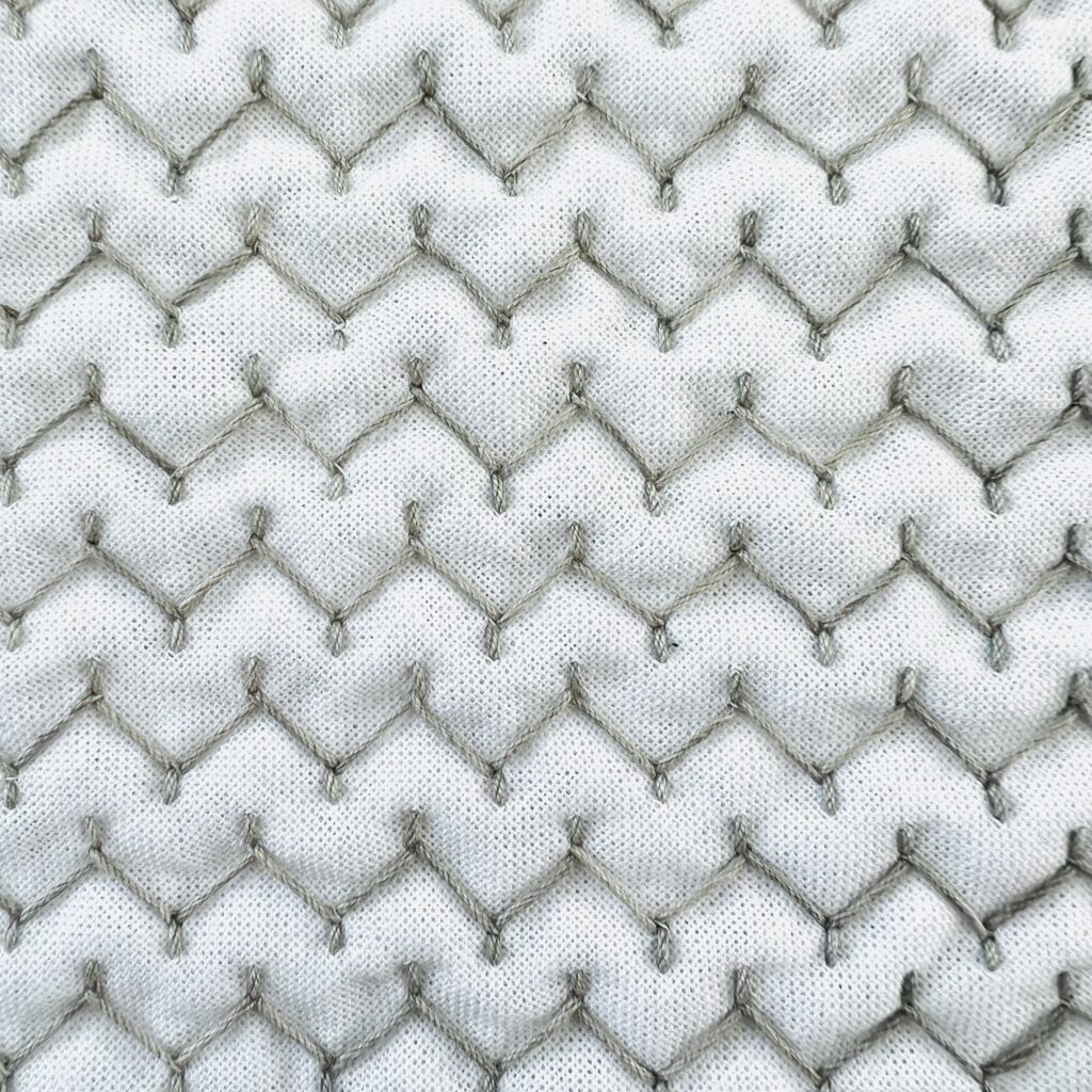 刺し子の千羽烏の画像