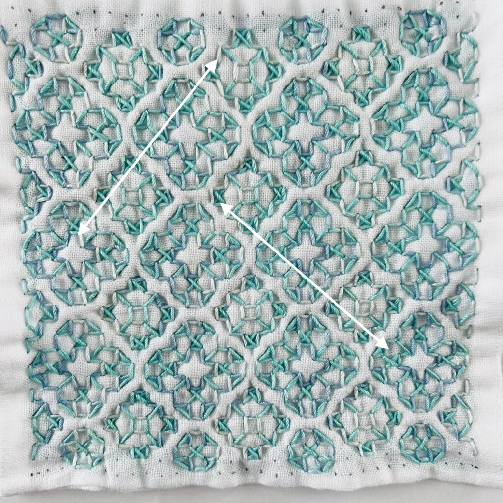 柿の花アレンジの刺し方画像