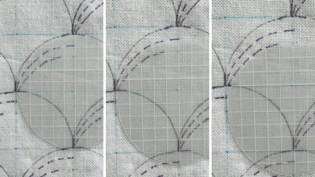 刺し子野分の書き方画像