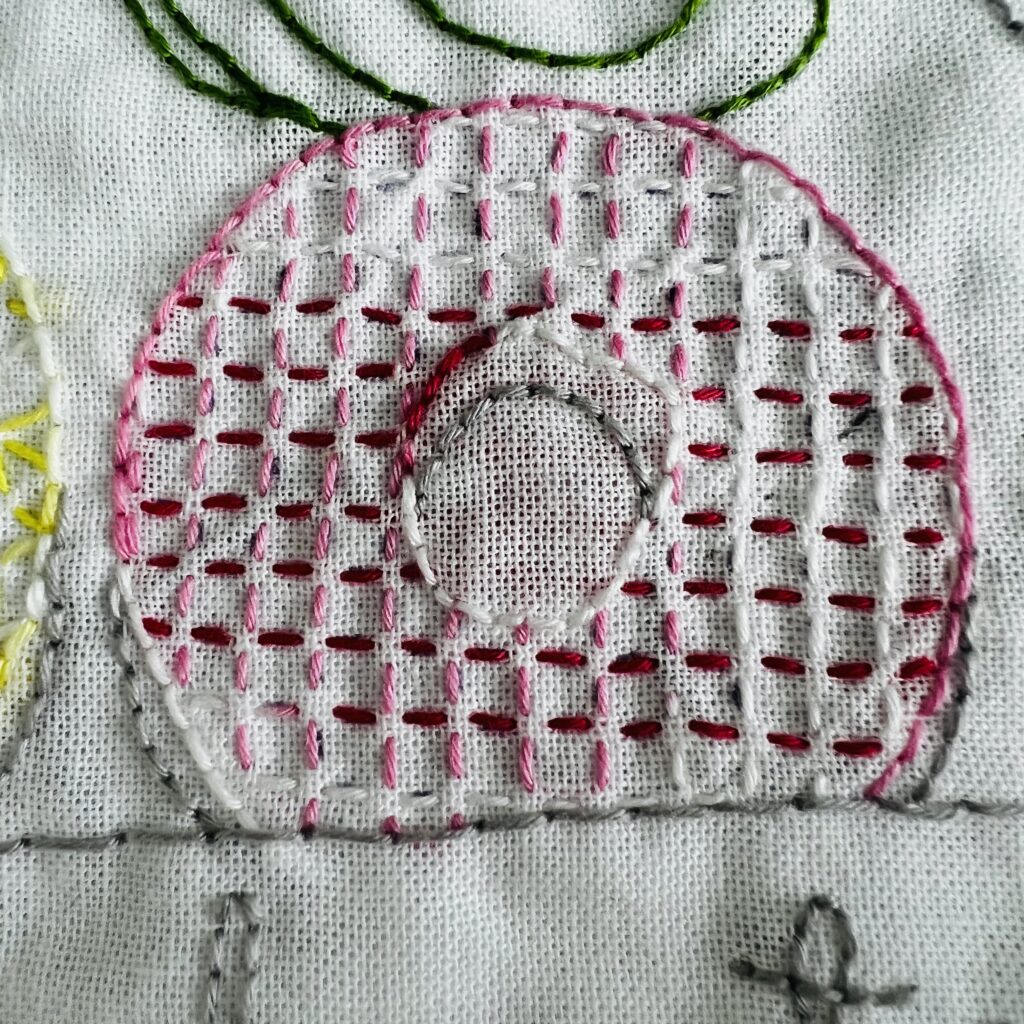 刺し子一目格子の画像