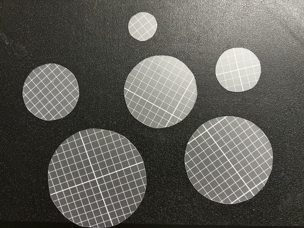 サークル定規を自作した画像