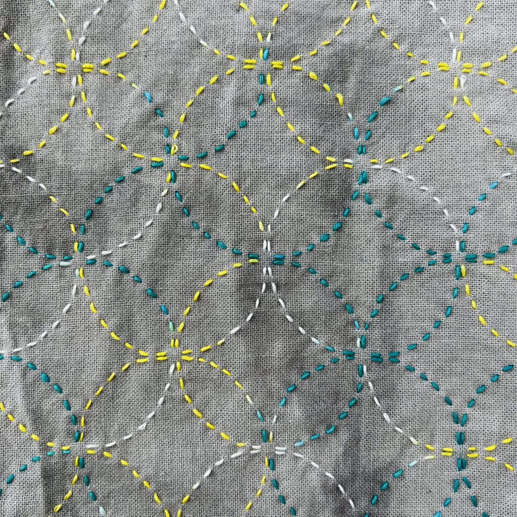 刺し子七宝つなぎの画像