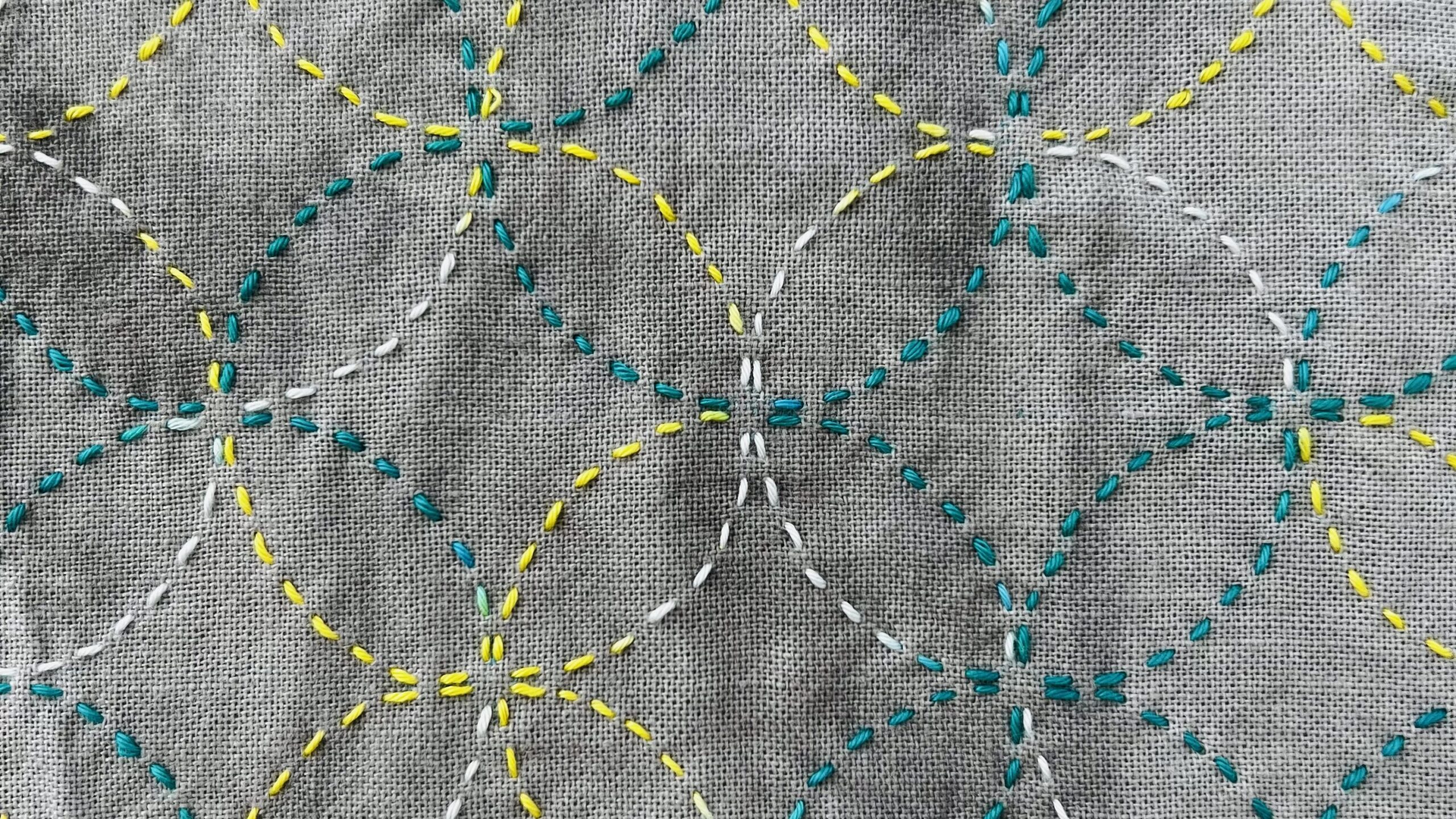 刺し子七宝つなぎの画像