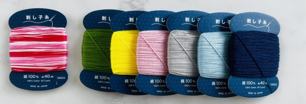 ダイソーの刺し子糸画像
