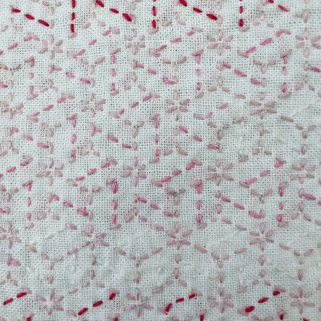 刺し子寄木の画像