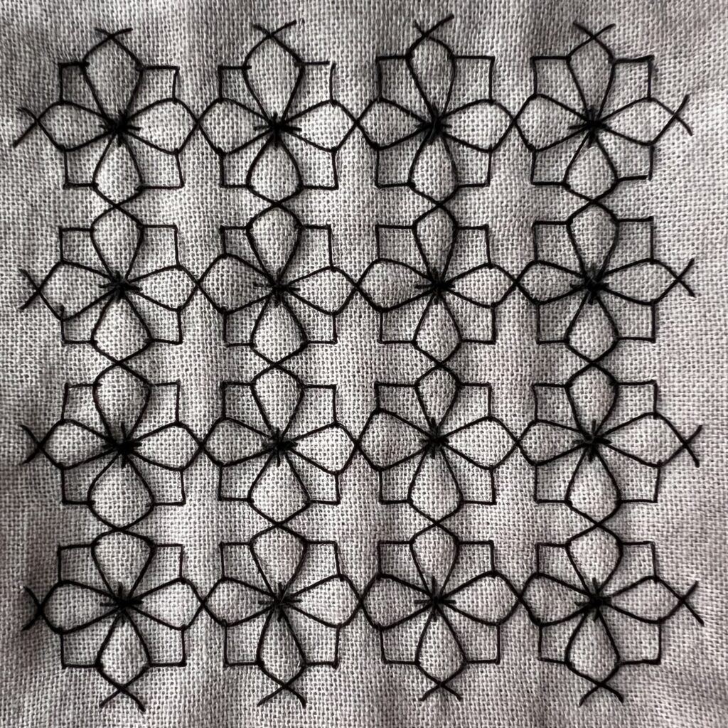 刺し子よつばとクロスの画像