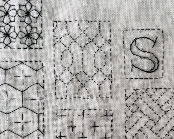 刺し子八重亀甲の画像