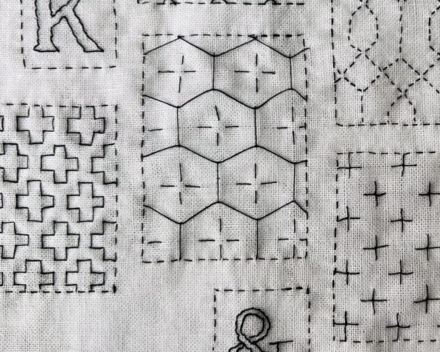 刺し子きの画像