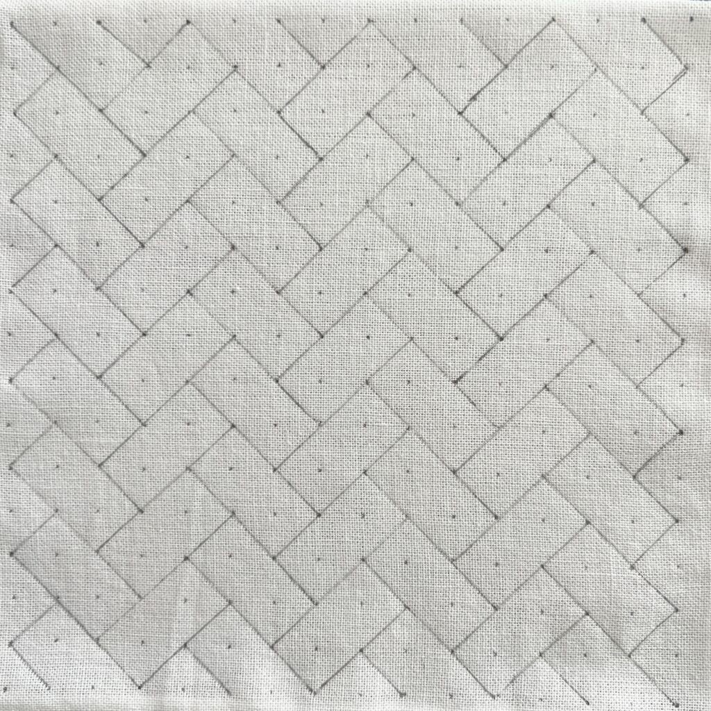 刺し子桧垣の下書き画像