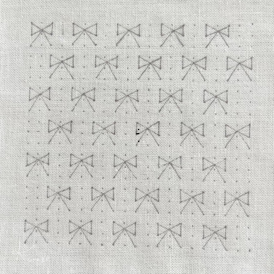 刺し子蝶結びの描き方画像