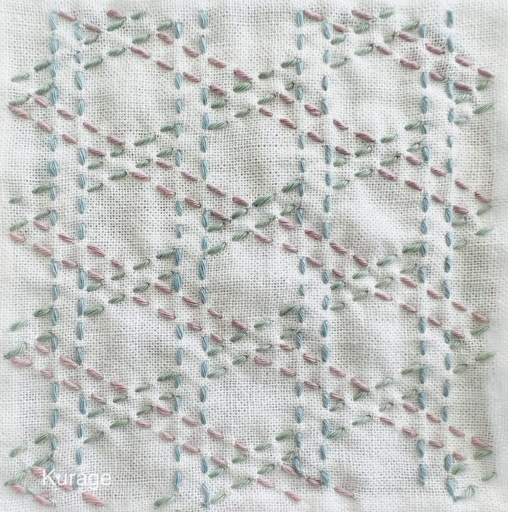 刺し子二重かごめの画像