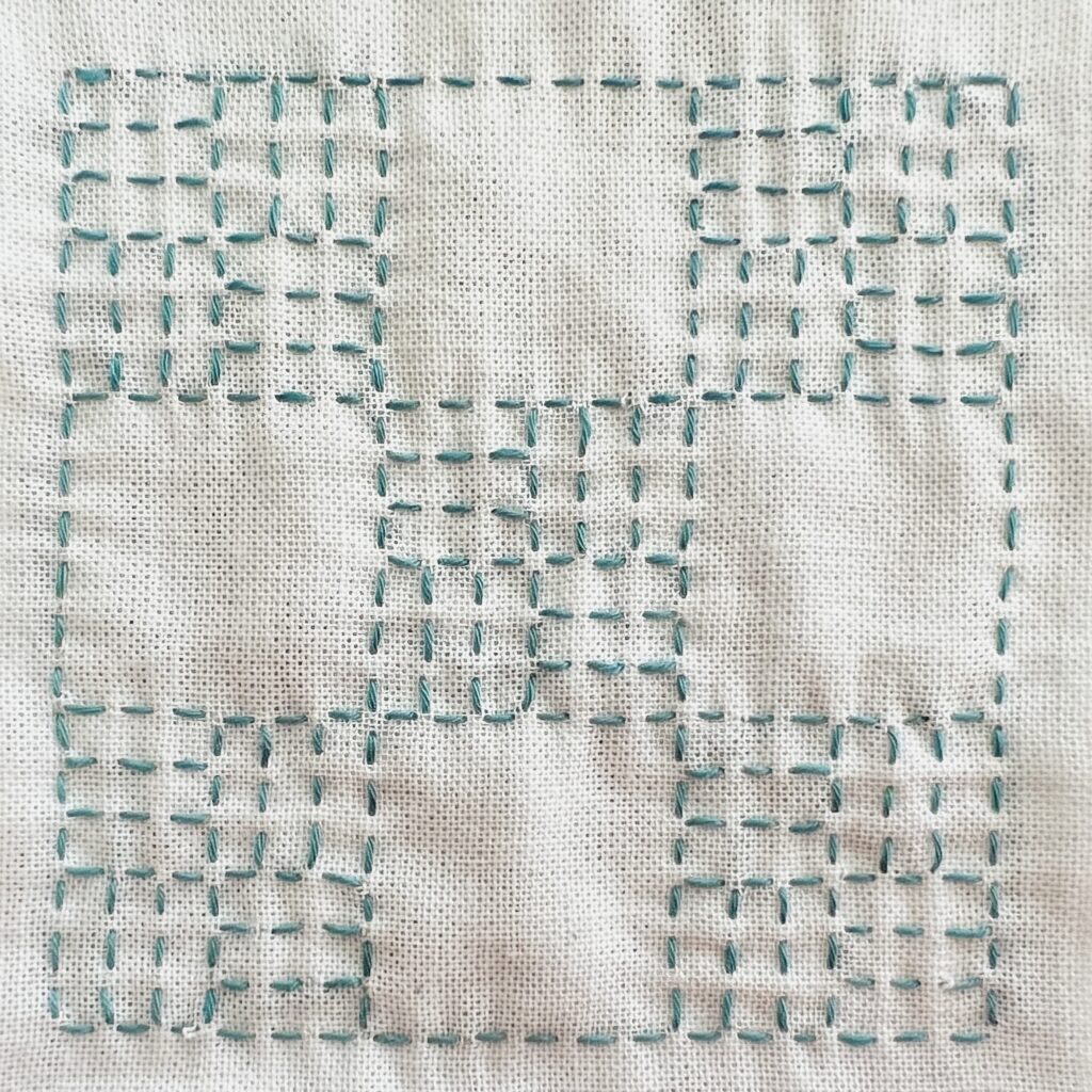 刺し子平三崩しの画像