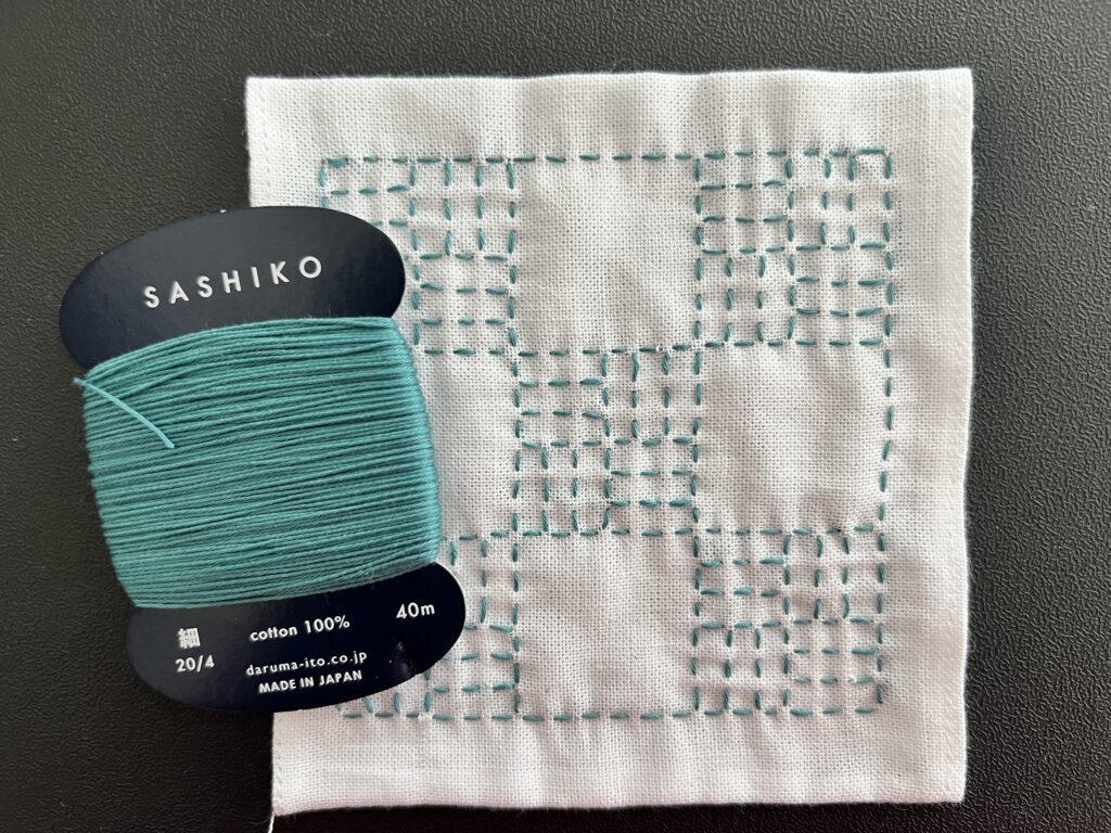 刺し子糸と平三崩しの画像