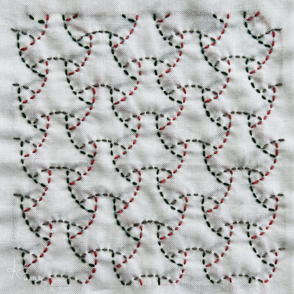 刺し子丸毘沙門の画像