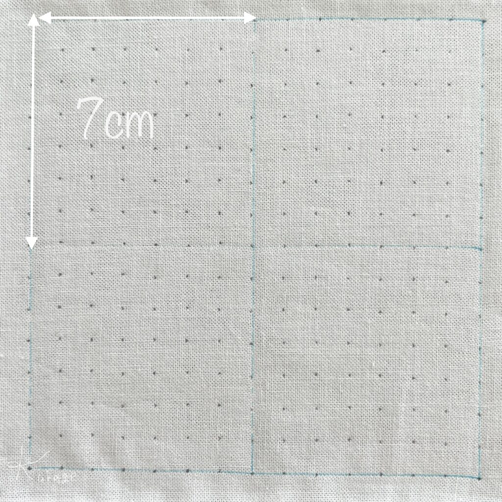 刺し子枡刺しの描き方画像